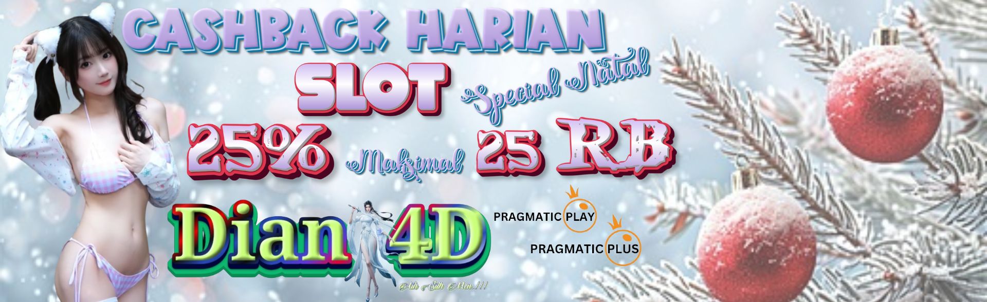Cashback Harian Slot Special Natal 25%
